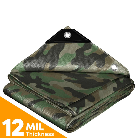 Camouflage Poly Tarps.
